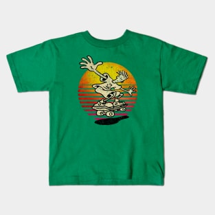 Fido Dido Keep on Skating 1985 Retro Kids T-Shirt